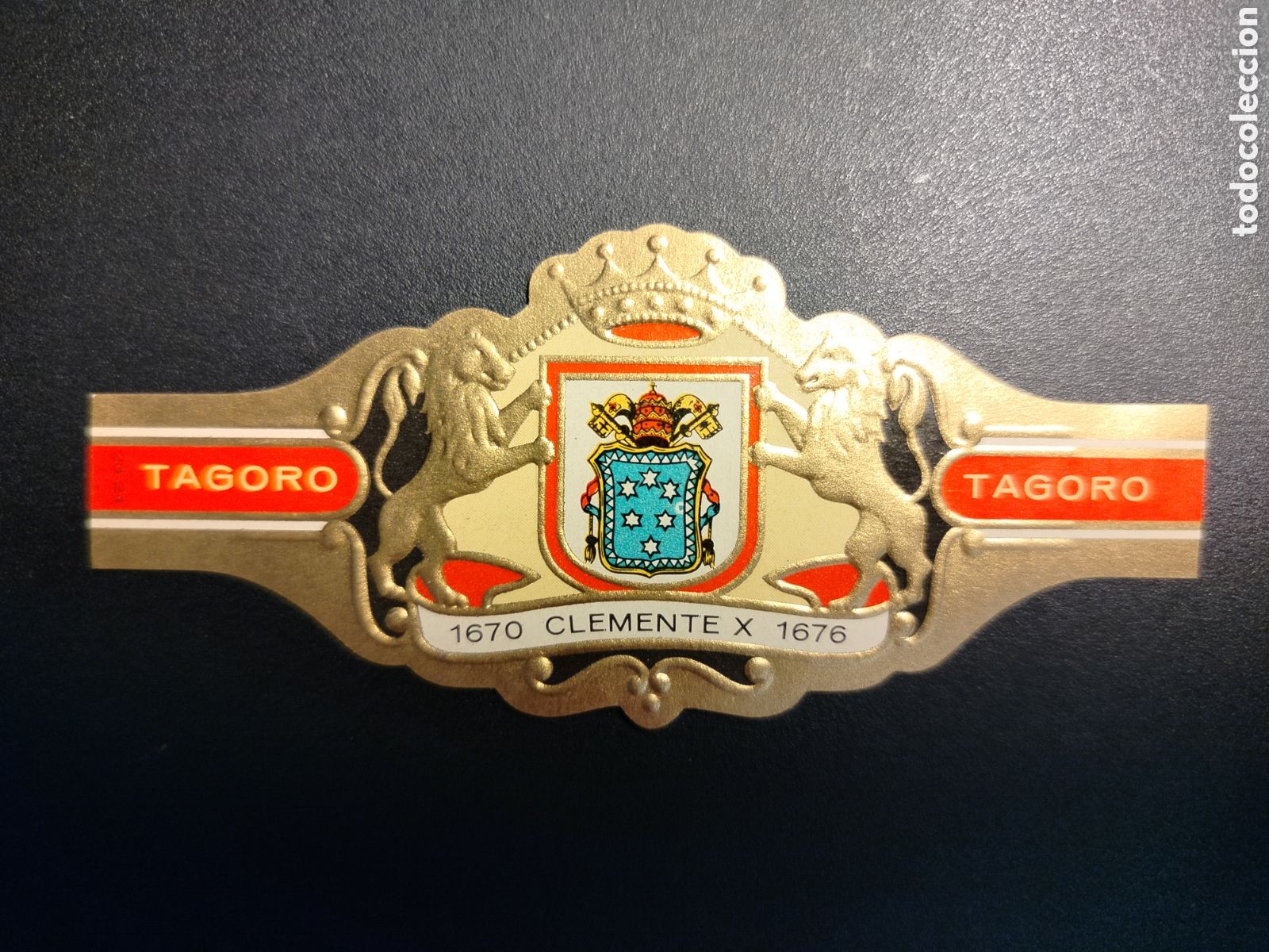 Altri oggetti di carta: VITOLA TAGORO 1670 CLEMENTE X 1676