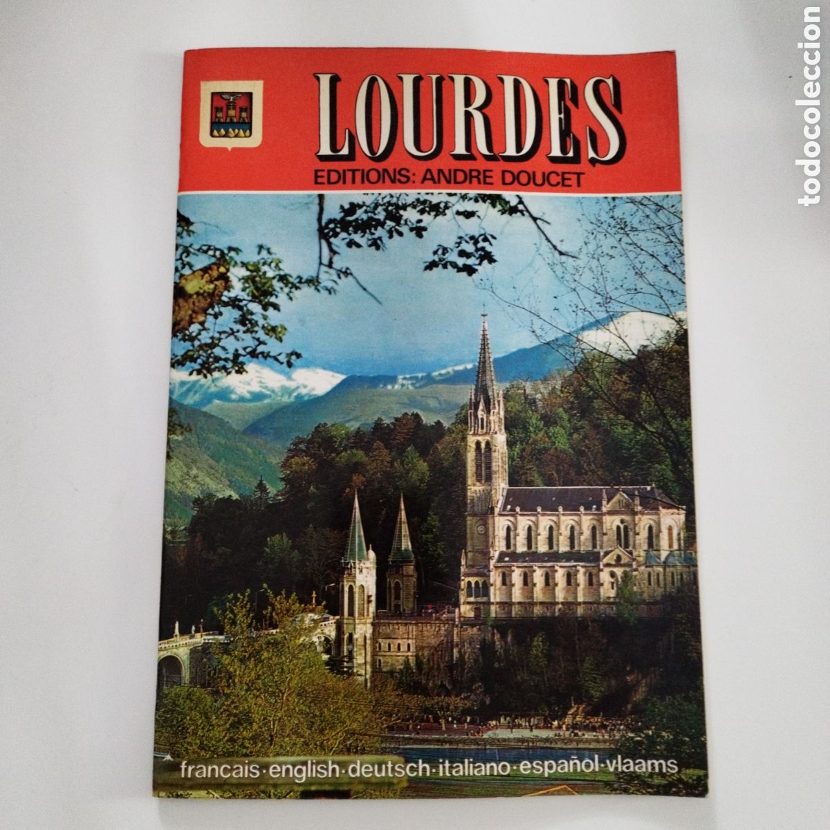 Otros art&iacute;culos de coleccionismo en papel: LOURDES / EDITIONS : ANDRE DOUCET / ED. ESCUDO DE ORO / BARCELONA / 1a EDICION / 1977 / UNICO EN TC