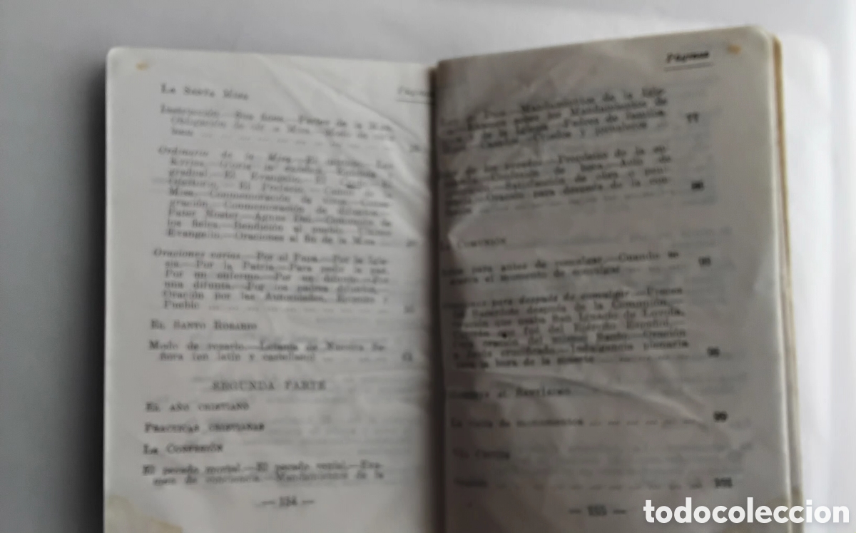 Otros art&iacute;culos de coleccionismo en papel: Devocionario del soldado. De 1958 - Foto 3