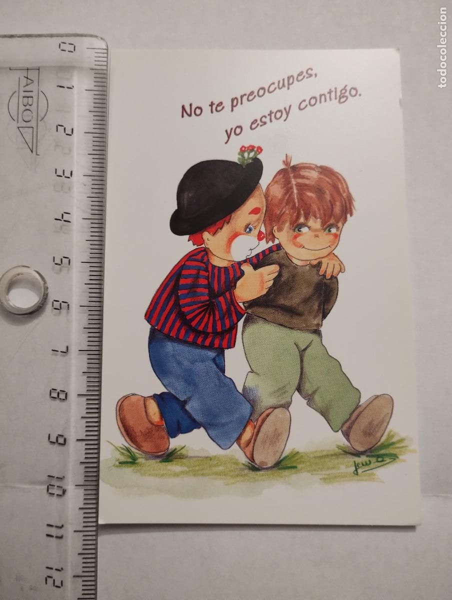 Otros Art&iacute;culos de Coleccionismo en Papel: Estampa Payaso ilustrada por Jema 398/1