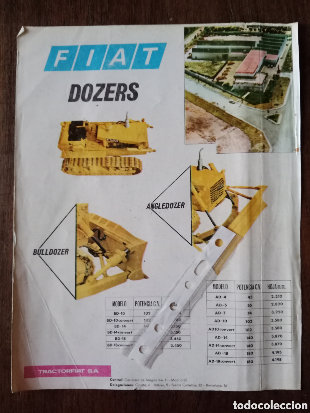 Outros artigos de papel: Publicidad maquinaria Fiat