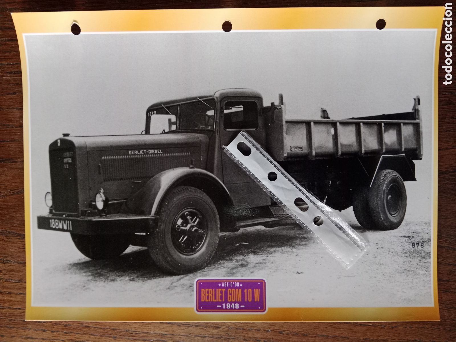 Paper Collecting Others: Ficha camion Berliet GDM