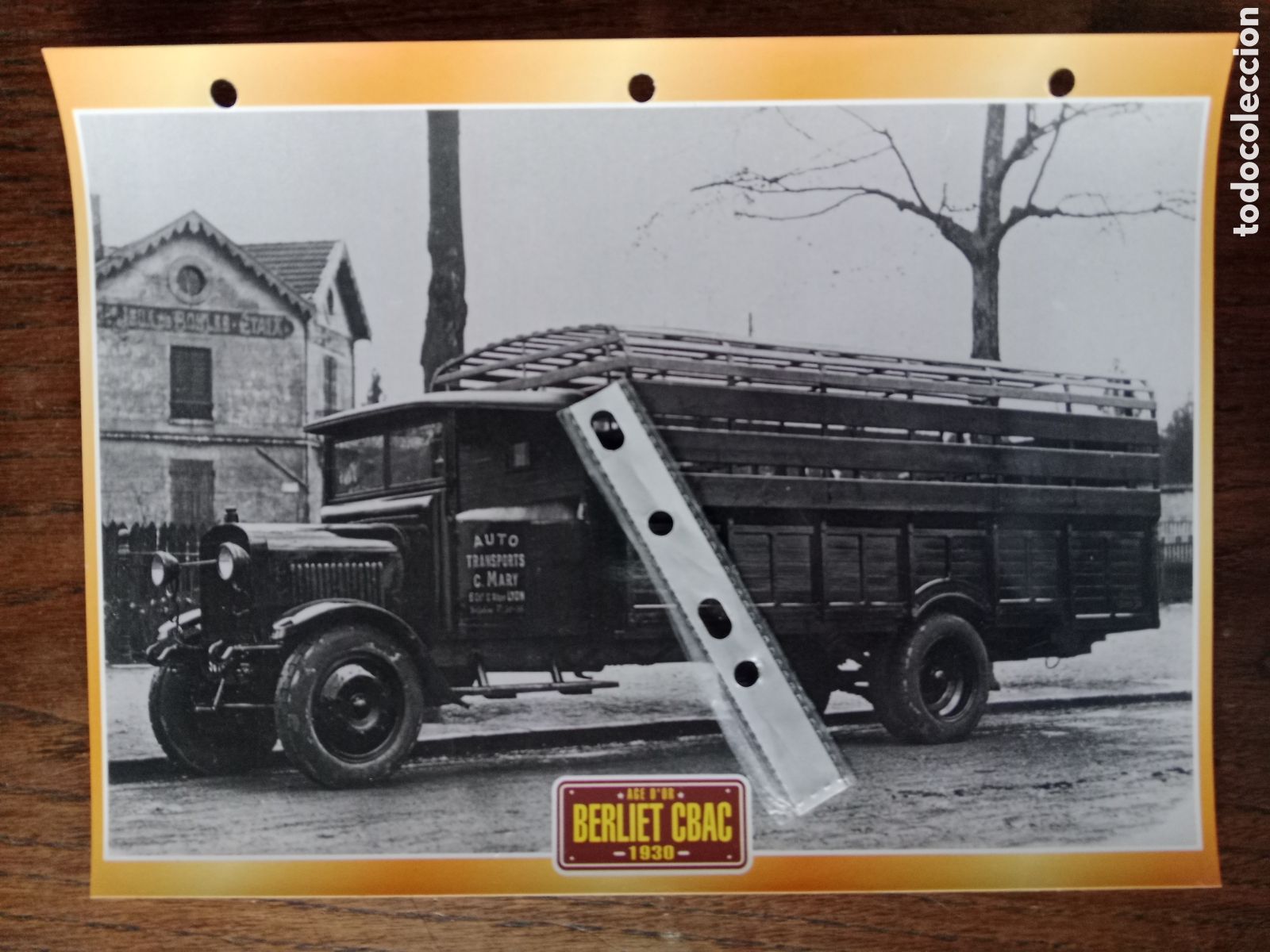 Paper Collecting Others: Ficha camion Berliet CBAC
