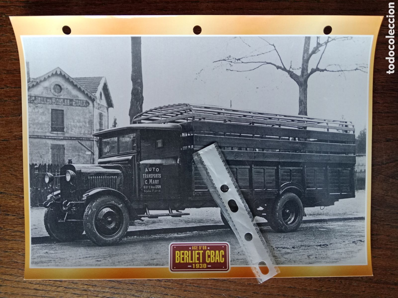 Paper Collecting Others: Ficha camion Berliet CABC