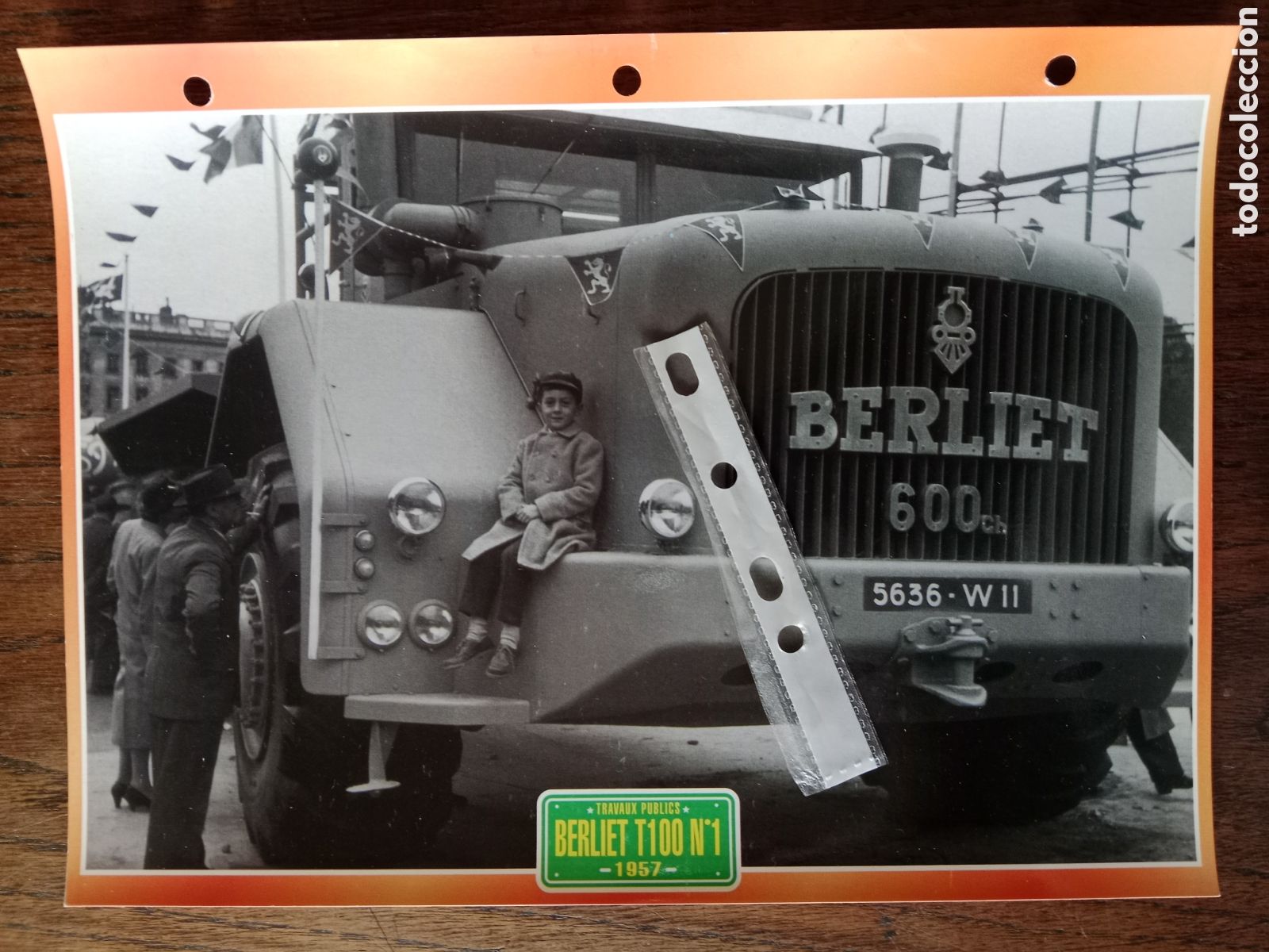 Paper Collecting Others: Ficha camion Berliet T 100