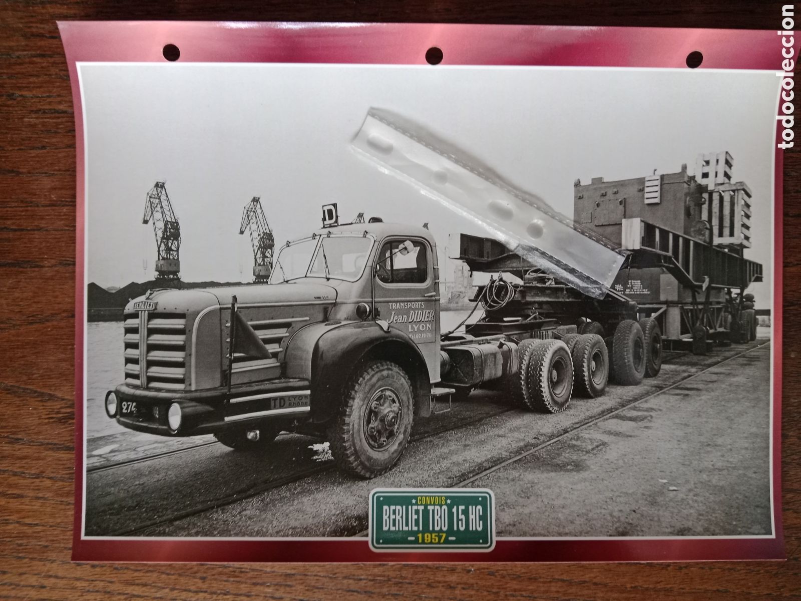 Paper Collecting Others: Ficha camion Berliet TBO 15 HC