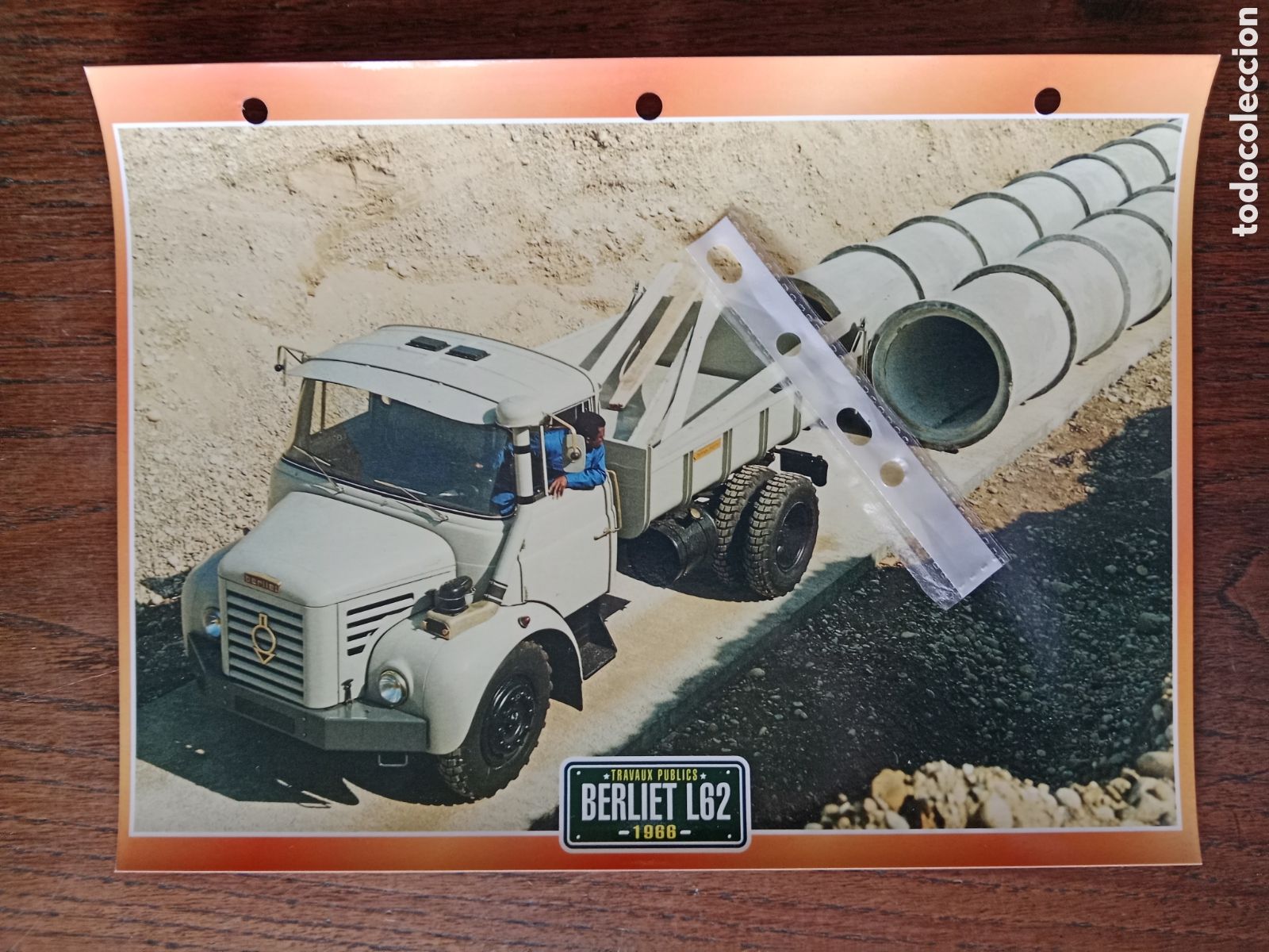 Paper Collecting Others: Ficha camion Berliet L 62