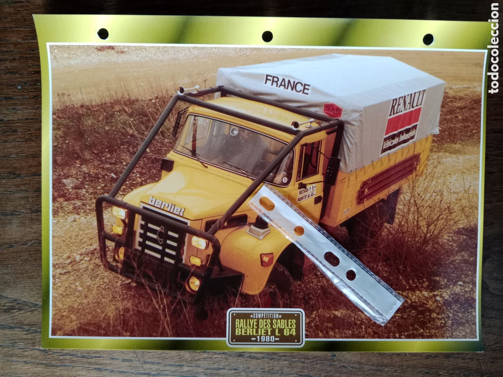 Paper Collecting Others: Ficha camion Berliet L 64