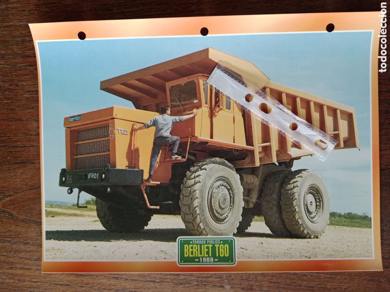 Paper Collecting Others: Ficha camion Berliet T 60