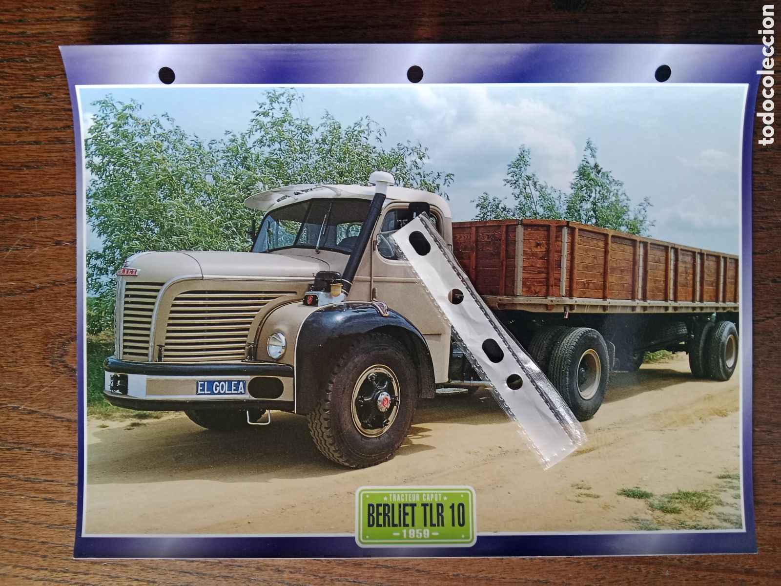 Paper Collecting Others: Ficha camion Berliet TLR 10