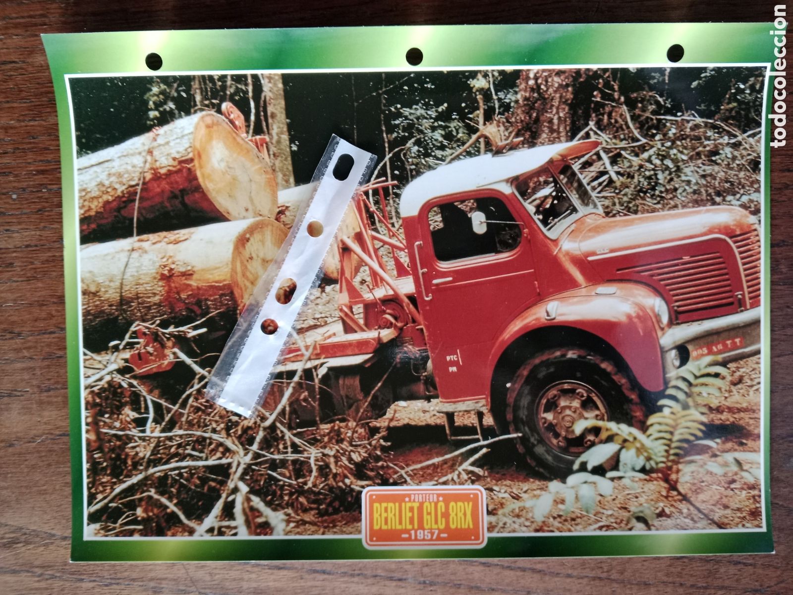 Collectionnisme Papier divers: Ficha camion Berliet GLC