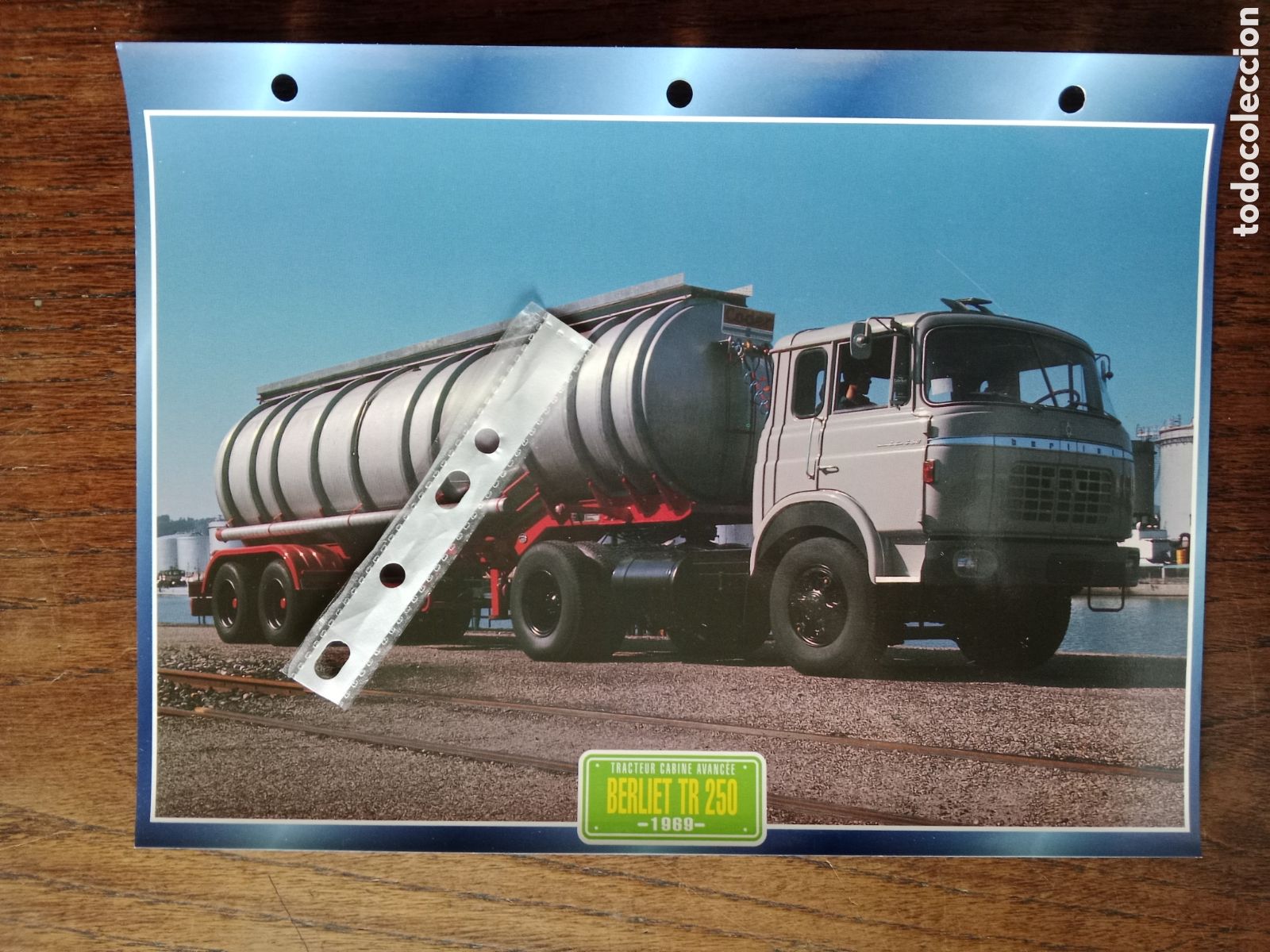 Collectionnisme Papier divers: Ficha camion Berliet TR 250