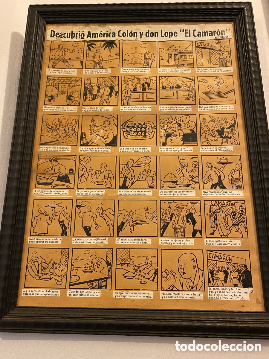 Otros art&iacute;culos de coleccionismo en papel: C&oacute;mic original, &ldquo;EL CAMARON&rdquo; - Foto 1