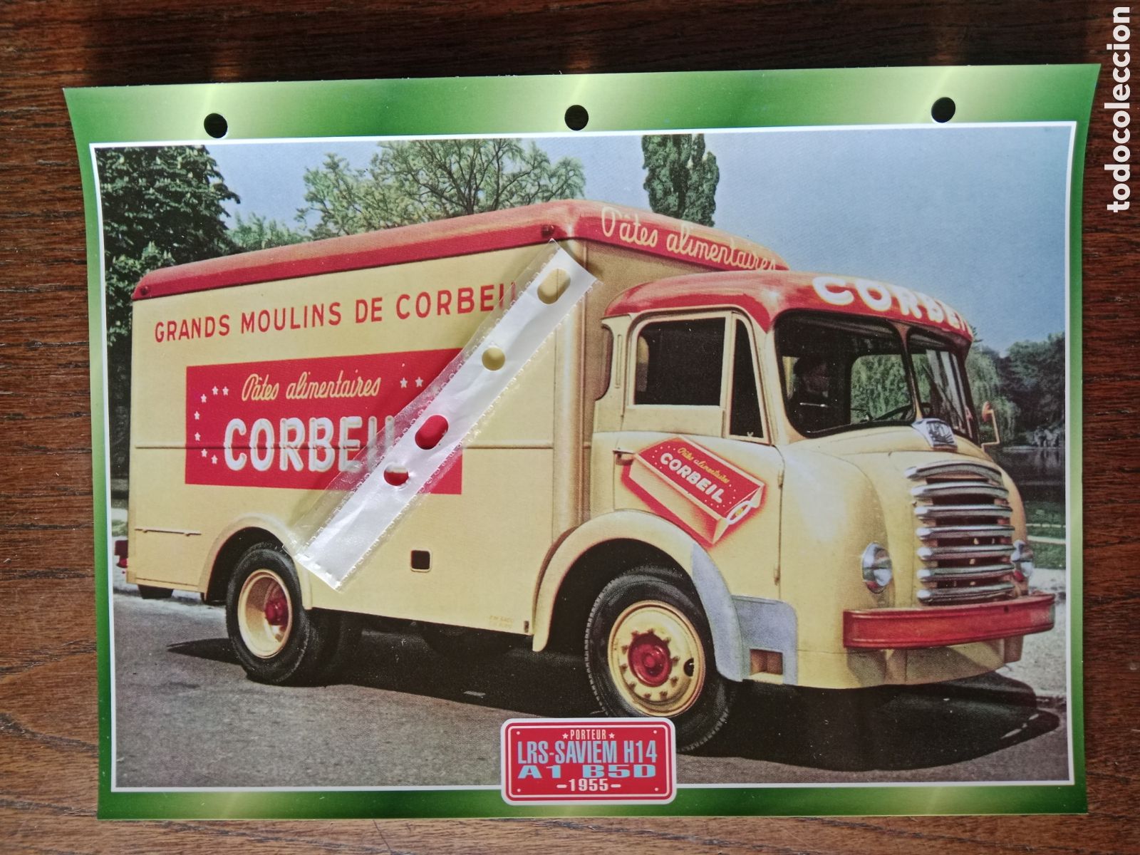 Sammelleidenschaft Andere Papierartikel: Ficha camion Saviem H 14