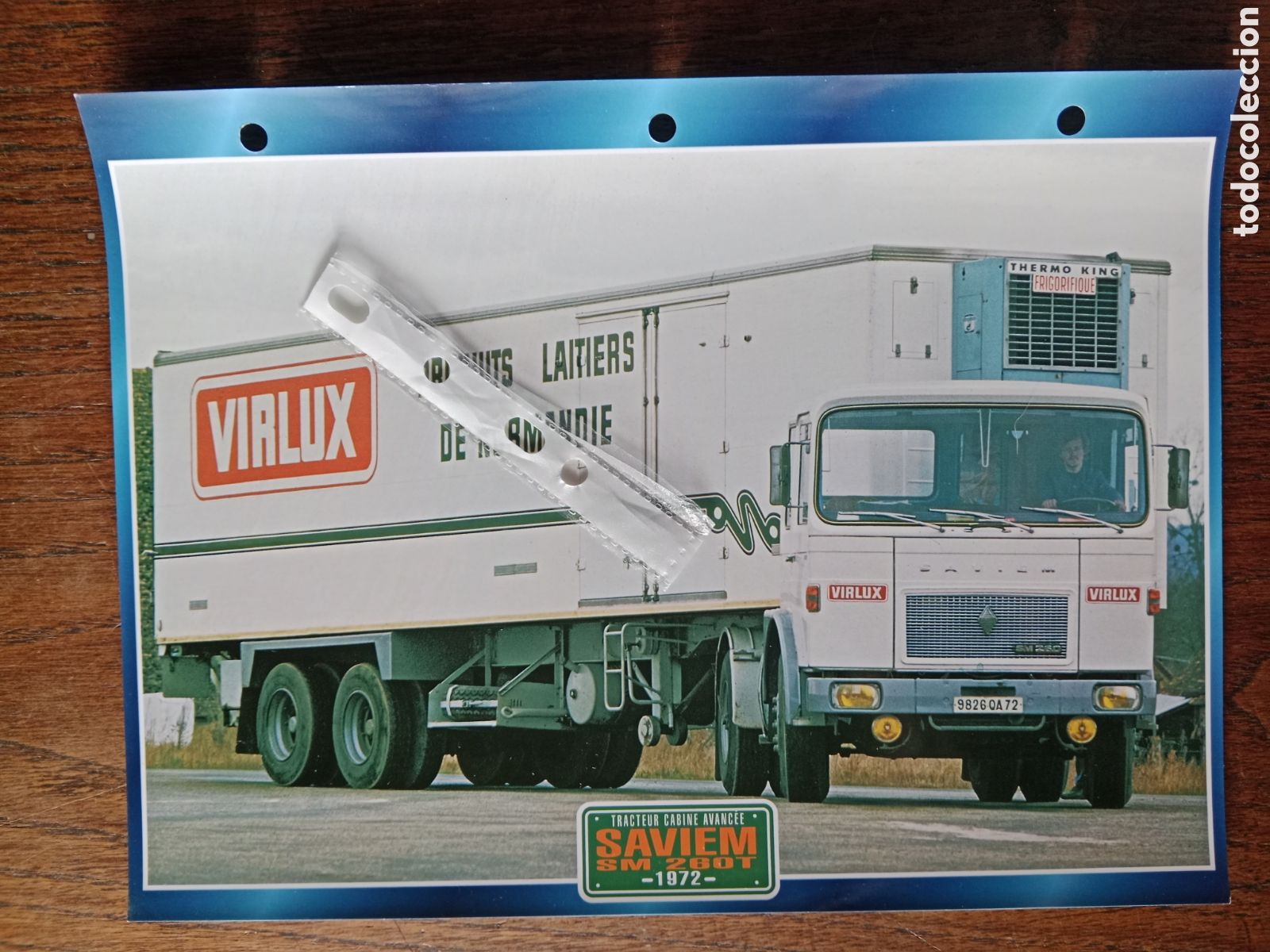 Sammelleidenschaft Andere Papierartikel: Ficha camion Saviem SM 260 T