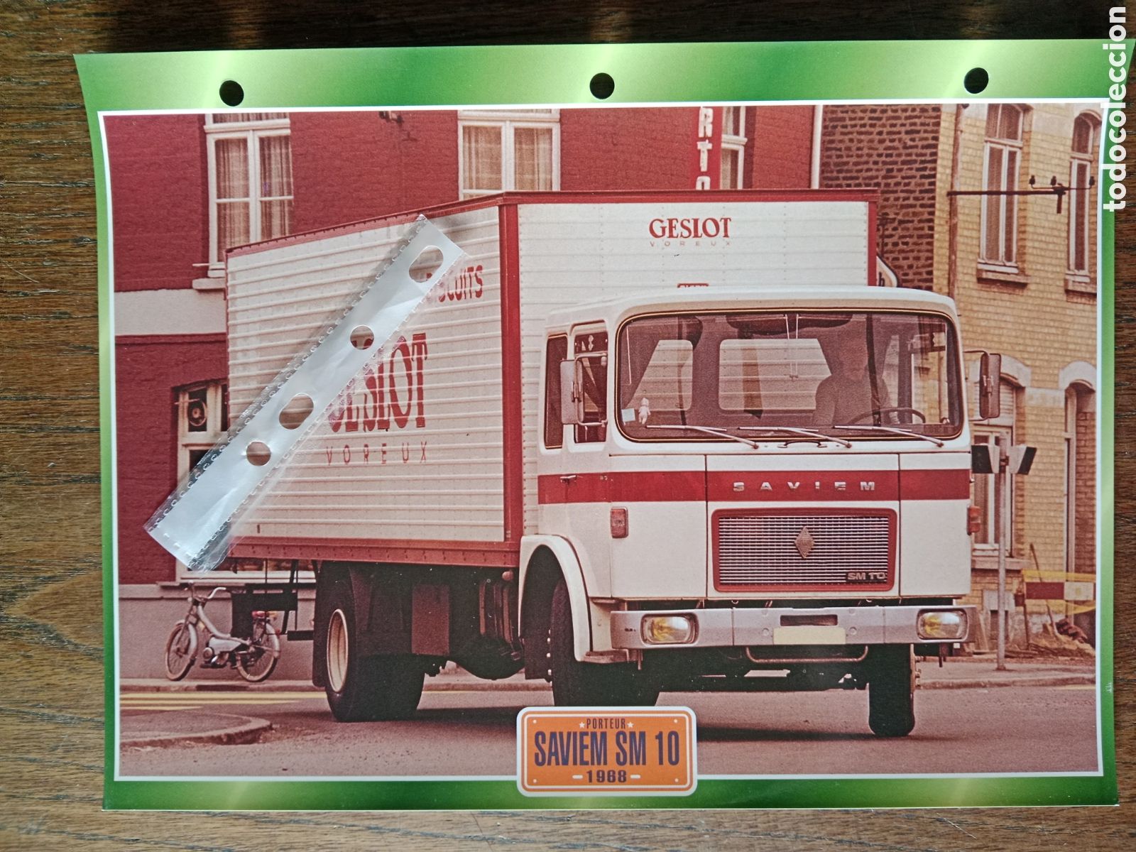 Sammelleidenschaft Andere Papierartikel: Ficha camion Saviem SM 10