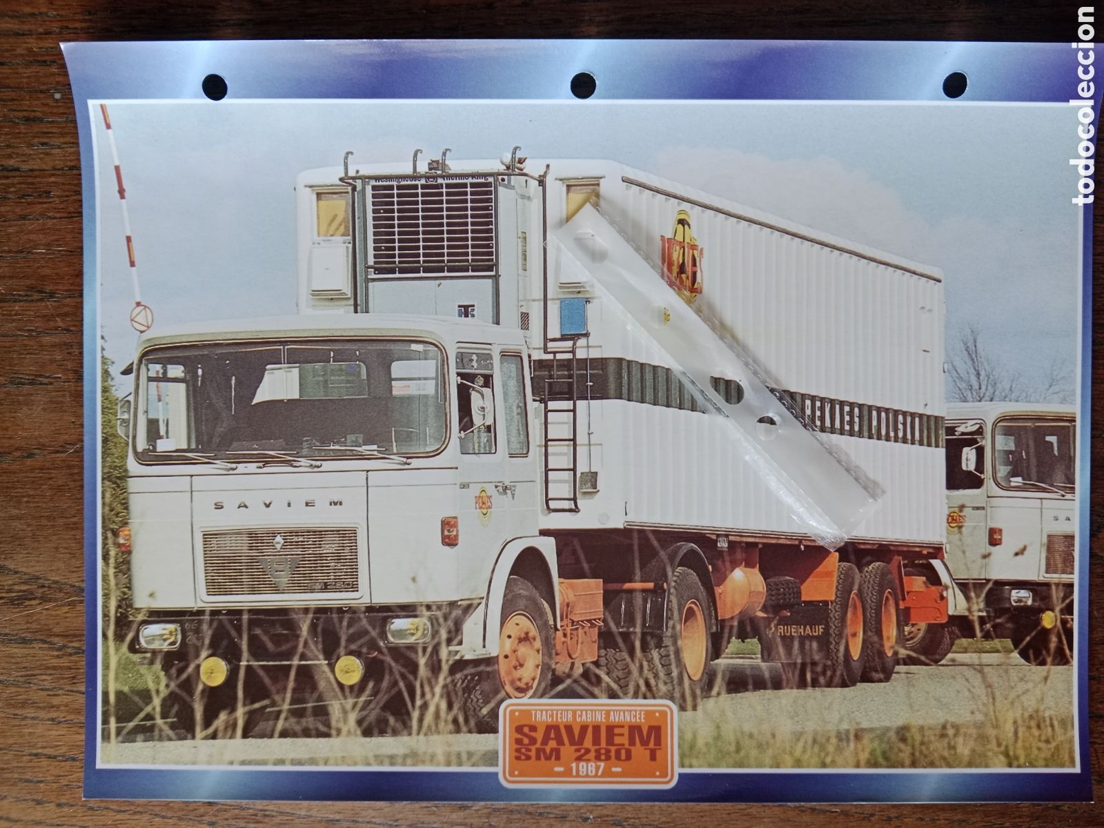 Sammelleidenschaft Andere Papierartikel: Ficha camion Saviem SM 280 T
