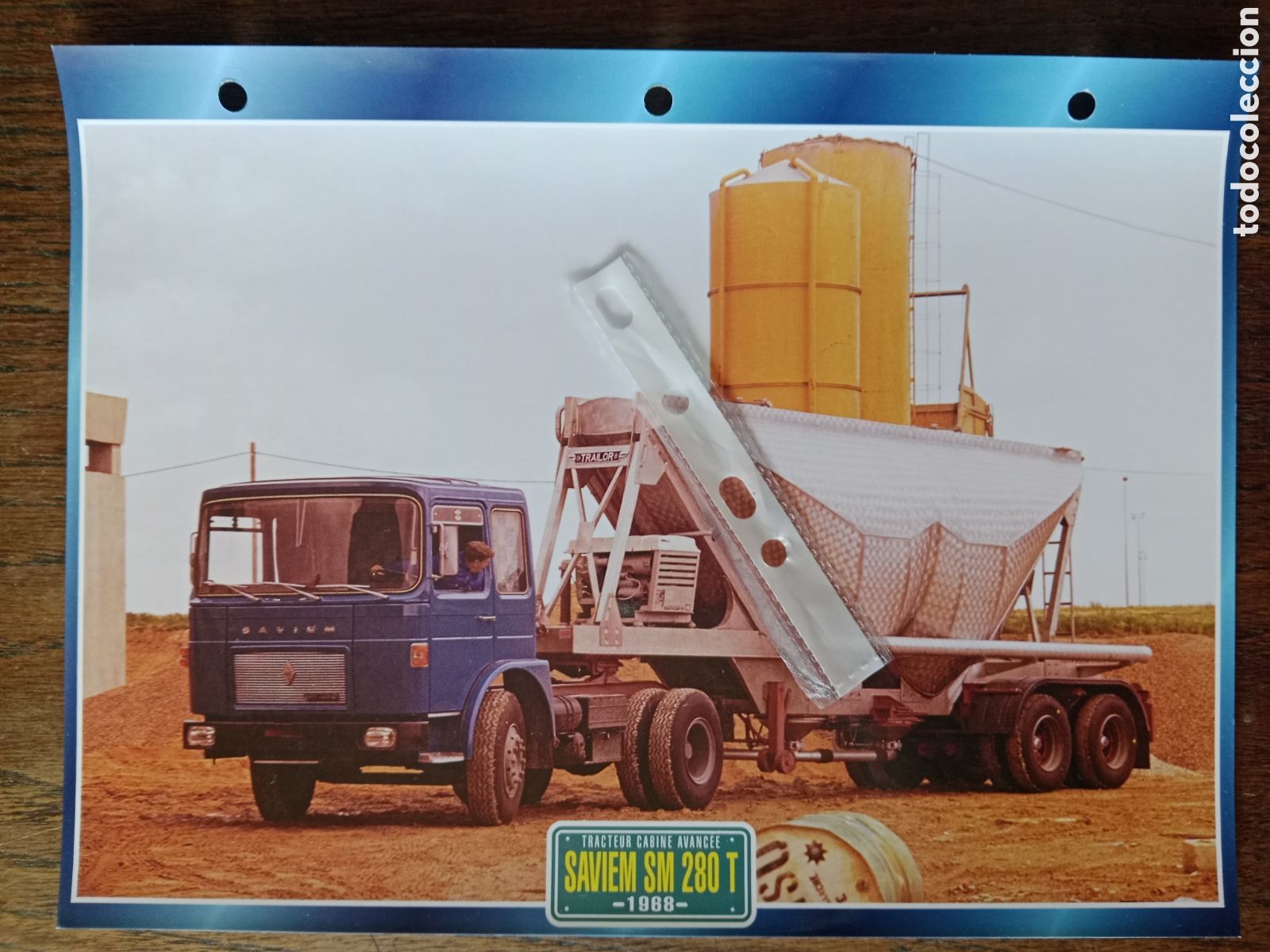 Sammelleidenschaft Andere Papierartikel: Ficha camion Saviem SM 280 T