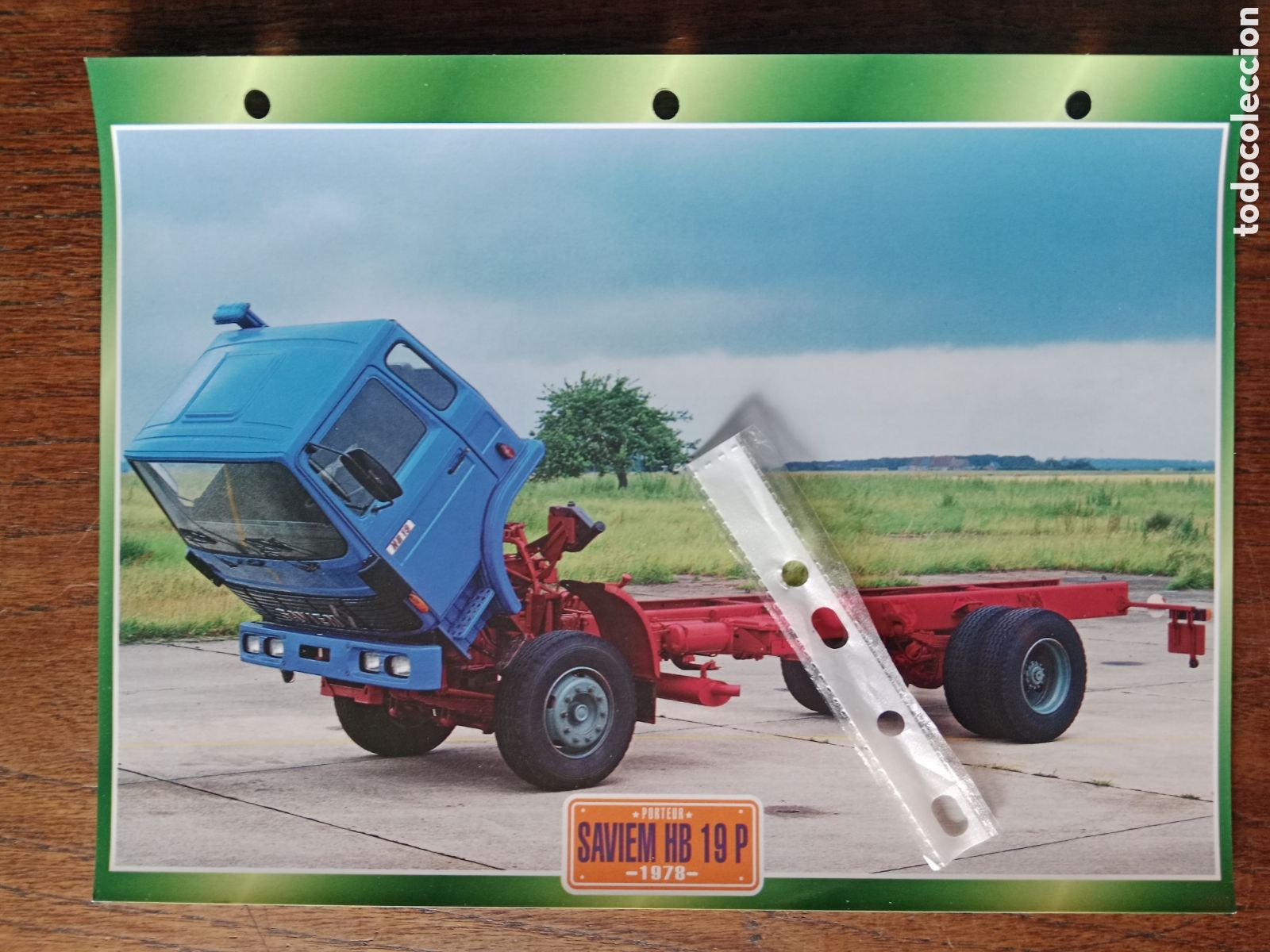 Outros artigos de papel: Ficha camion Saviem HB 19 P