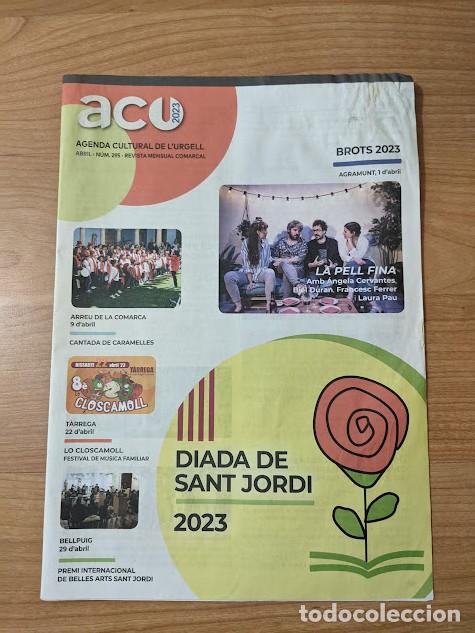 Sammelleidenschaft Andere Papierartikel: AGENDA CULTURAL DE L'URGELL N&ordm; 295 ABRL 2023