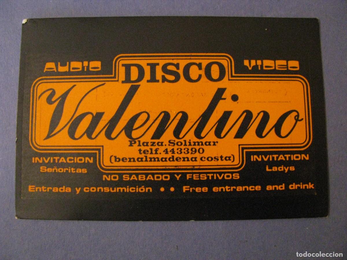 tarjeta invitación señorita disco valentino ben - Compra venta en ...