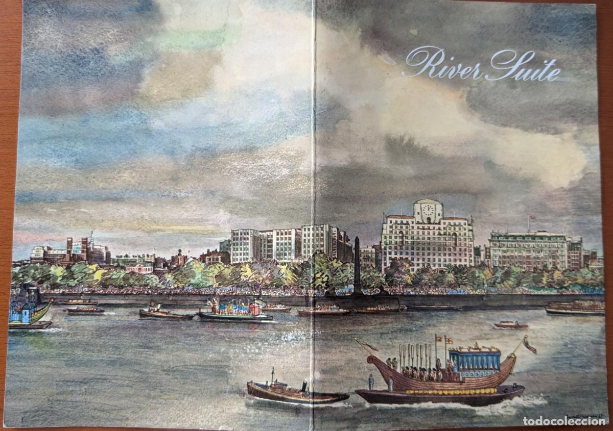 Otros art&iacute;culos de coleccionismo en papel: Hotel RIver Suite - London - Vintage Menu (1953)