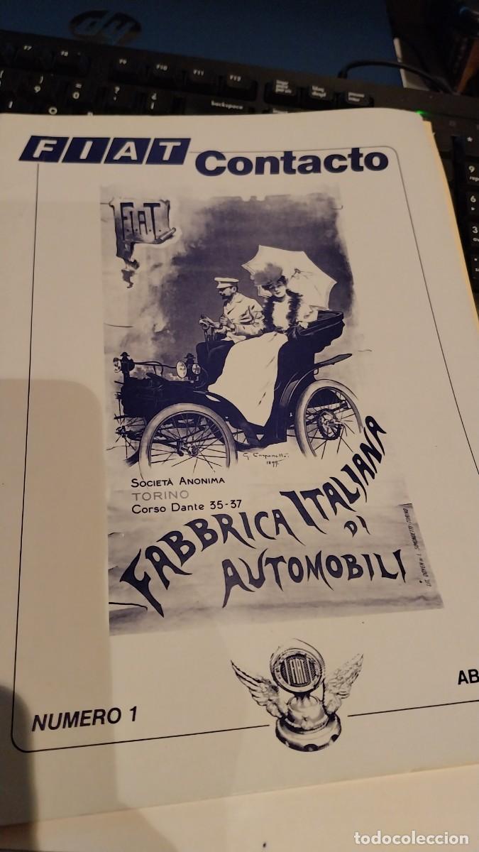 Otros Art&iacute;culos de Coleccionismo en Papel: tres cat&aacute;logos Fiat Contacto del Fiat Club de Espa&ntilde;a a&ntilde;os 80