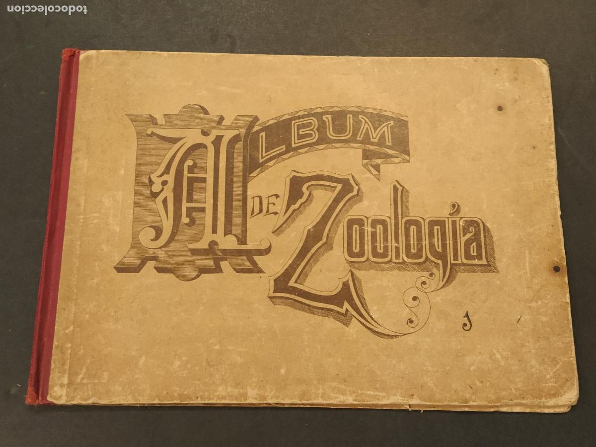Otros Art&iacute;culos de Coleccionismo en Papel: ALBUM DE ZOOLOGIA - PALUZIE IMP BARCELONA - ANIMALES ILUSTRADOS Y CON COLOR -VER FOTOS-(V-25.968)