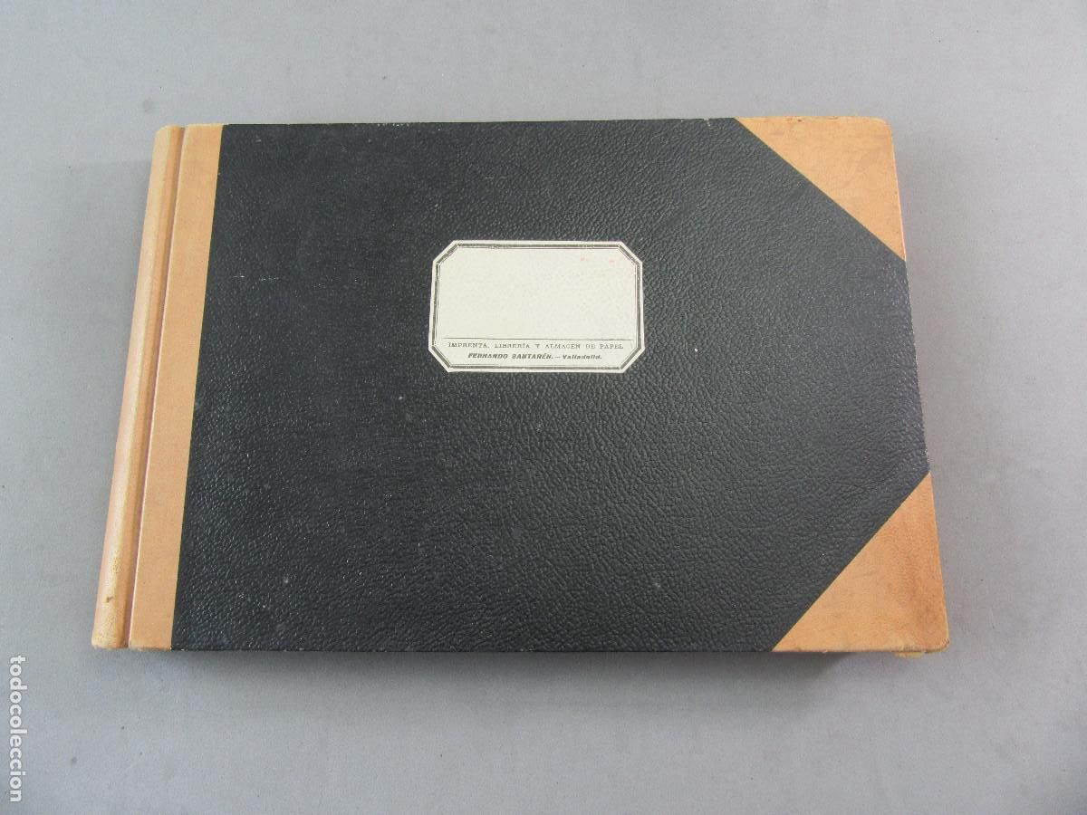 Otros Art&iacute;culos de Coleccionismo en Papel: Cuaderno de contabilidad sin estrenar. Imprenta Fernado Santar&eacute;n. Valladolid. Principios s. XX.