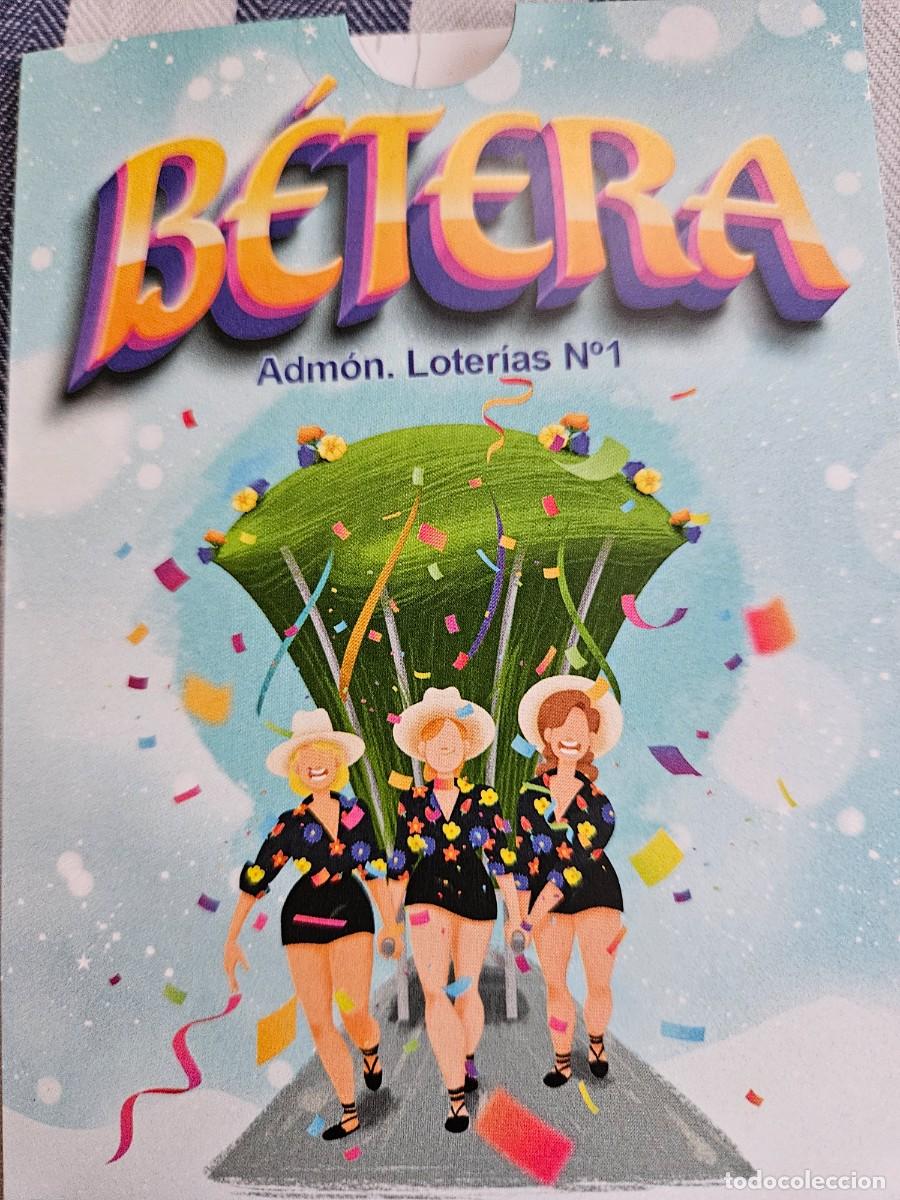 Otros art&iacute;culos de coleccionismo en papel: Sobre De Cartoncillo Vac&iacute;o De La Administraci&oacute;n N&ordm; 1 De Loter&iacute;a De B&eacute;tera, Valencia.