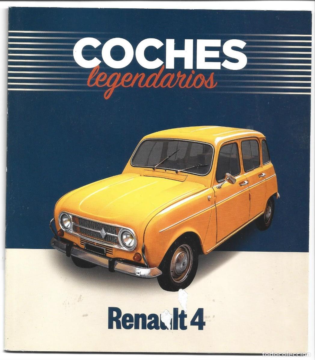 Otros Art&iacute;culos de Coleccionismo en Papel: 1 FOLLETO DE COCHES LEGENDARIOS RENAULT 4 7/10