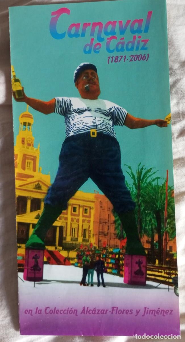 Otros Art&iacute;culos de Coleccionismo en Papel: Carnaval de C&aacute;diz gran despegable colecci&oacute;n Alc&aacute;zar-Flores 1871-2006