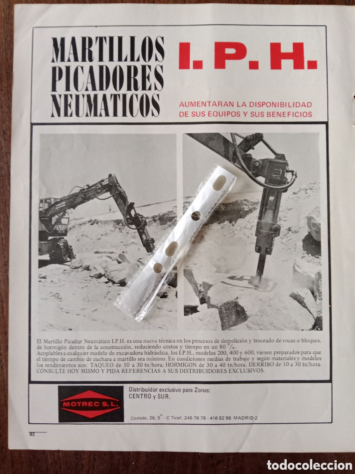 Paper Collecting Others: Publicidad maquinaria picadores neum&aacute;ticos