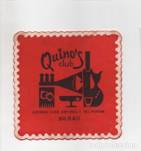 Otros Art&iacute;culos de Coleccionismo en Papel: POSAVASOS CLUB QUINOS -BILBAO