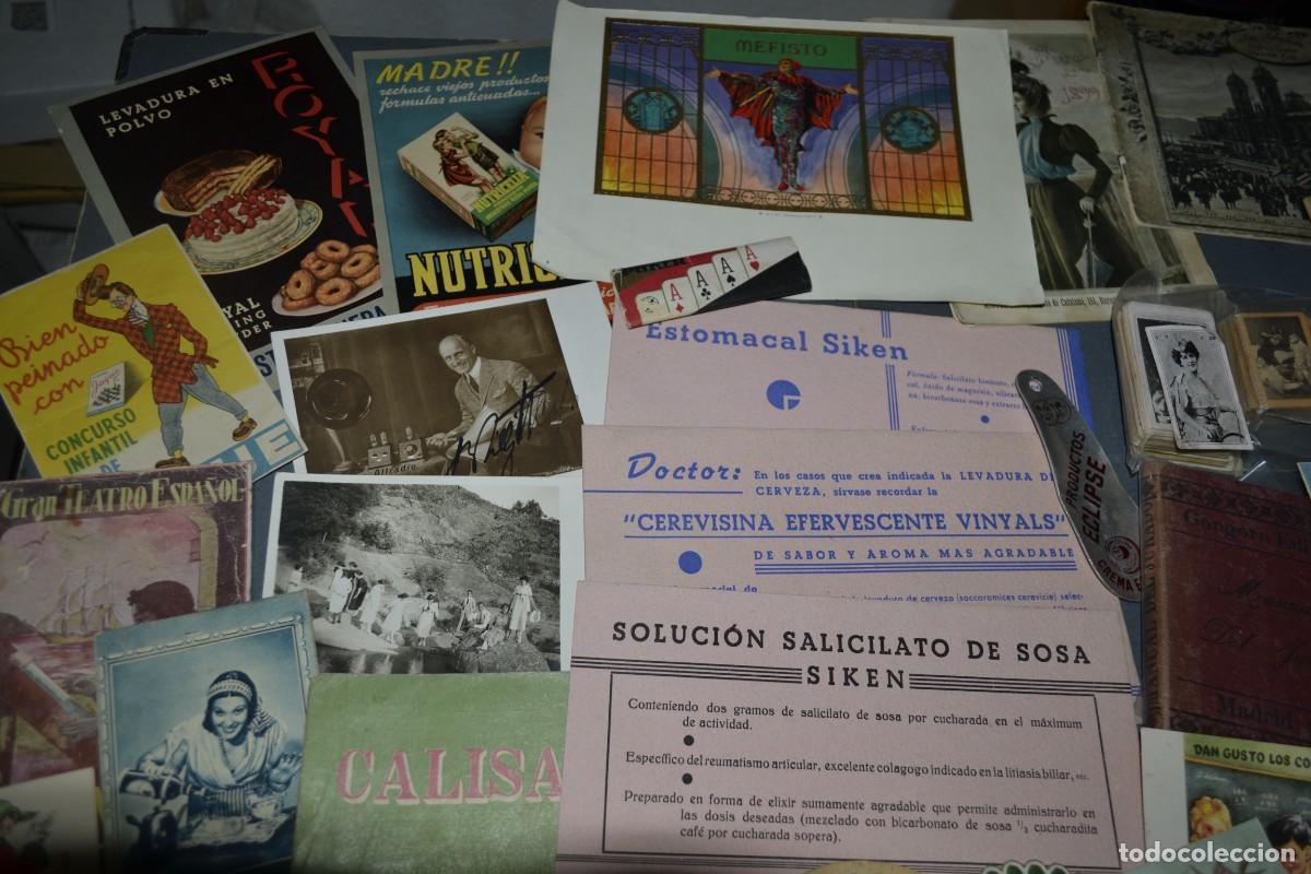 Otros Art&iacute;culos de Coleccionismo en Papel: 314 PAPEL ANTIGUO CALENDARIOS, RECIBOS,ACCIONES,CROMOS TABACO,SECANTES,PROPAGANDA (VER FOTOS)
