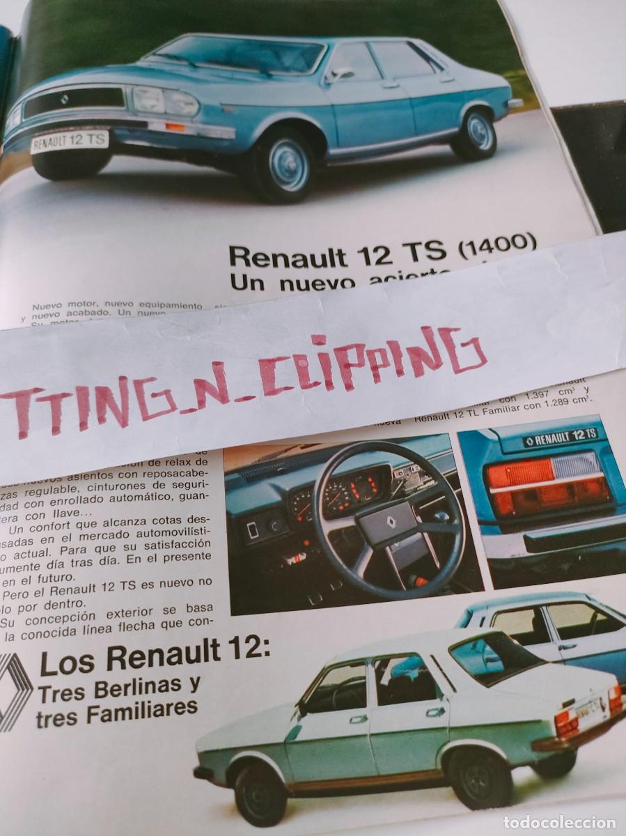Otros Art&iacute;culos de Coleccionismo en Papel: Clipping H761311 RENAULT 12