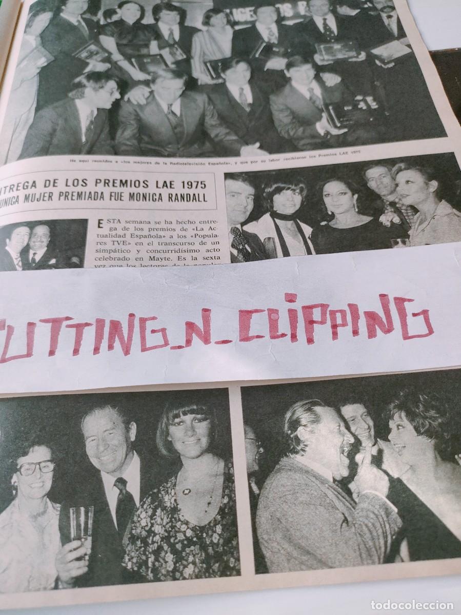 Otros art&iacute;culos de coleccionismo en papel: Clipping H760603 PREMIOS LAE 1975 LOLA FLORES, MONICA RANDALL, MARUJITA DIAZ, ENCARNITA POLO