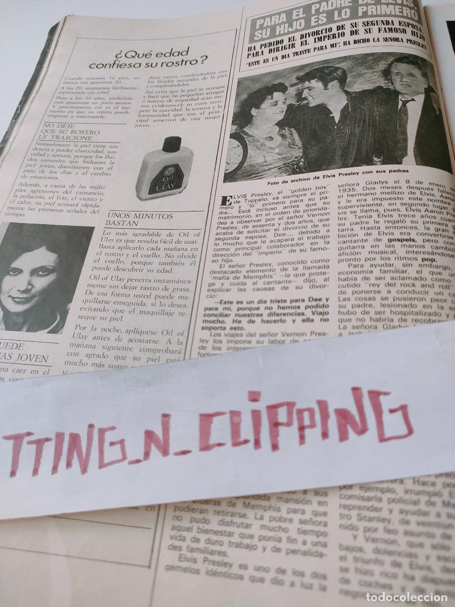 Otros Art&iacute;culos de Coleccionismo en Papel: Clipping H771106 ELVIS PRESLEY