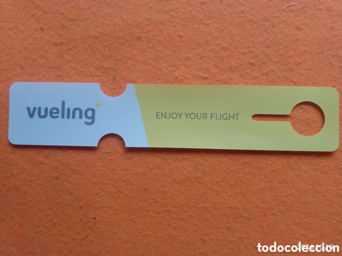 Otros Art&iacute;culos de Coleccionismo en Papel: IDENTIFICADOR MALETA VUELING - CHECK IN - BAGGAGE