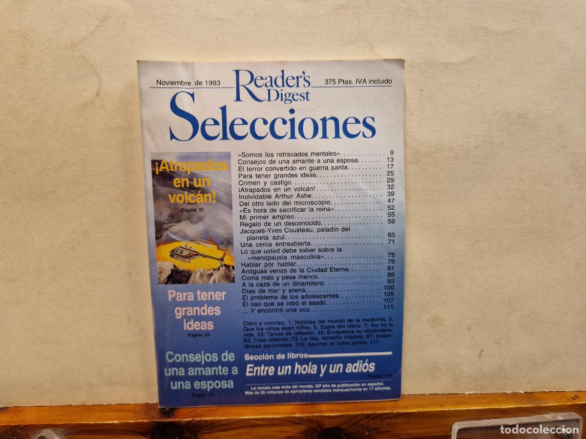 Collectionnisme Papier divers: REVISTA SELECCIONES DEL READER'S DIGEST. NOVIEMBRE 1993