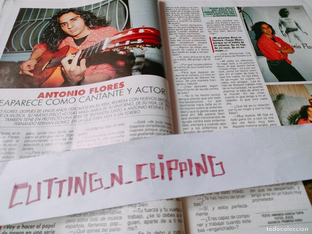 Otros Art&iacute;culos de Coleccionismo en Papel: Clipping RP932003 ANTONIO FLORES