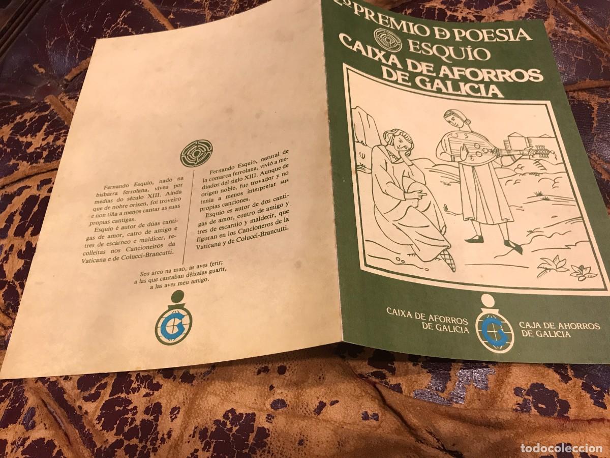 Otros Art&iacute;culos de Coleccionismo en Papel: BASES DEL 2&ordm; PREMIO DE POES&Iacute;A ESQU&Iacute;O, FERROL, 1982. CAIXA GALICIA. MEDIDAS ABIERTO: 32X23Cm
