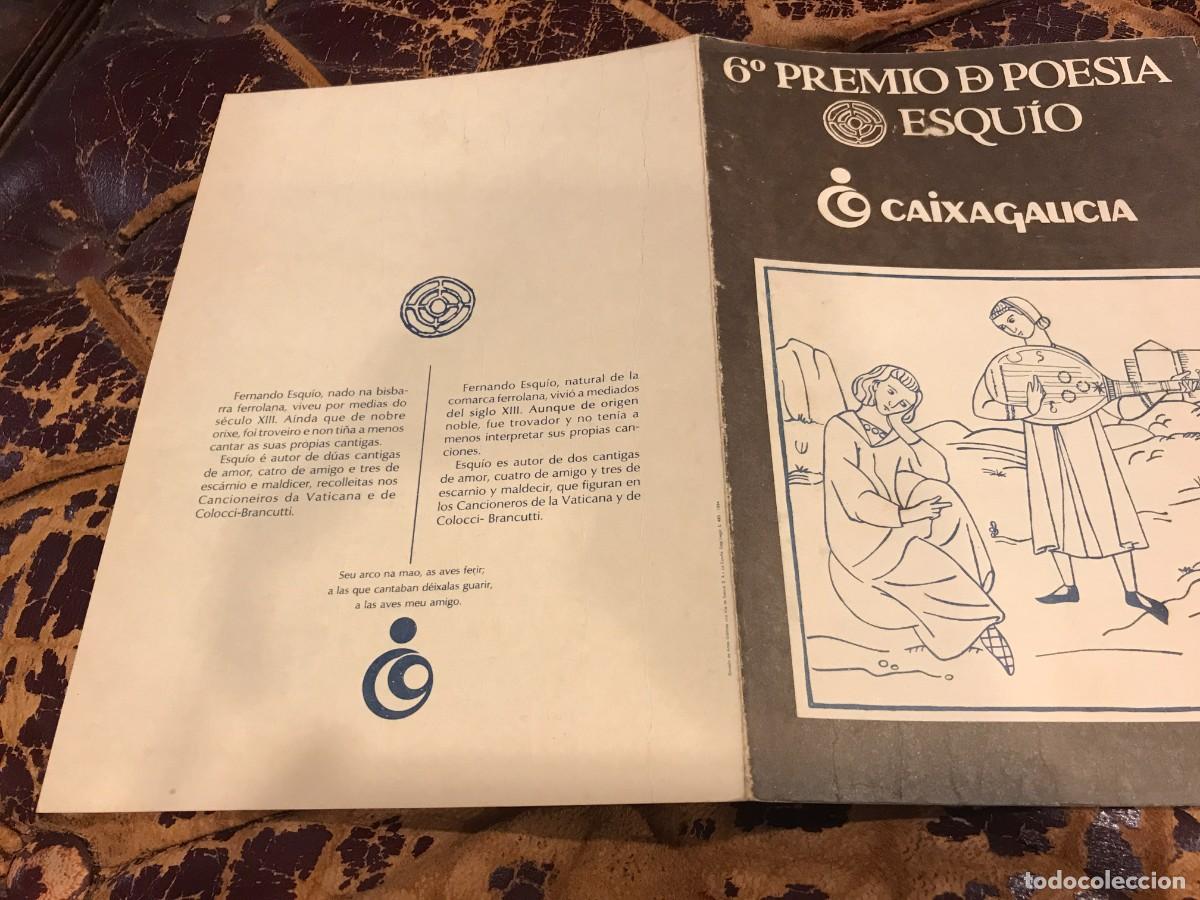 Collectionnisme Papier divers: BASES DEL 6&ordm; PREMIO DE POES&Iacute;A ESQU&Iacute;O, FERROL, 1986. CAIXA GALICIA. MEDIDAS ABIERTO: 30X22Cm