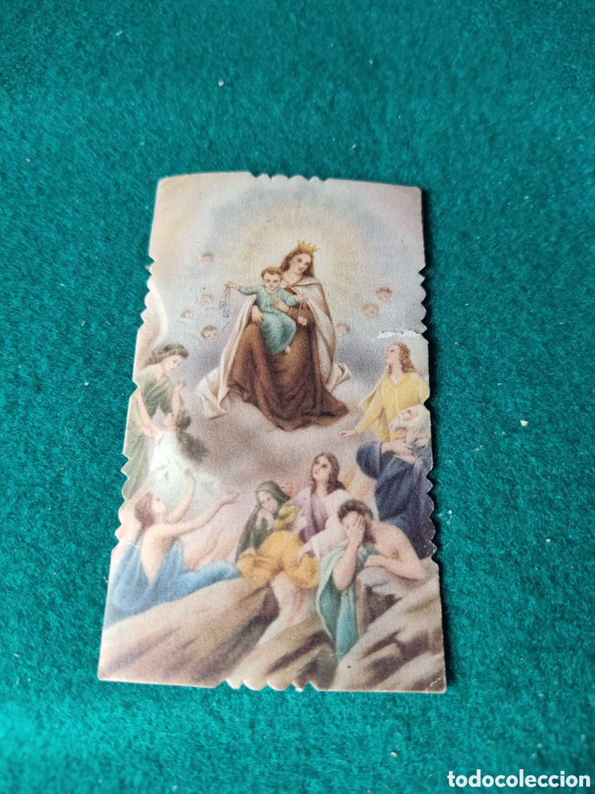 Otros Art&iacute;culos de Coleccionismo en Papel: Estampa religiosa Virgen del Carmen
