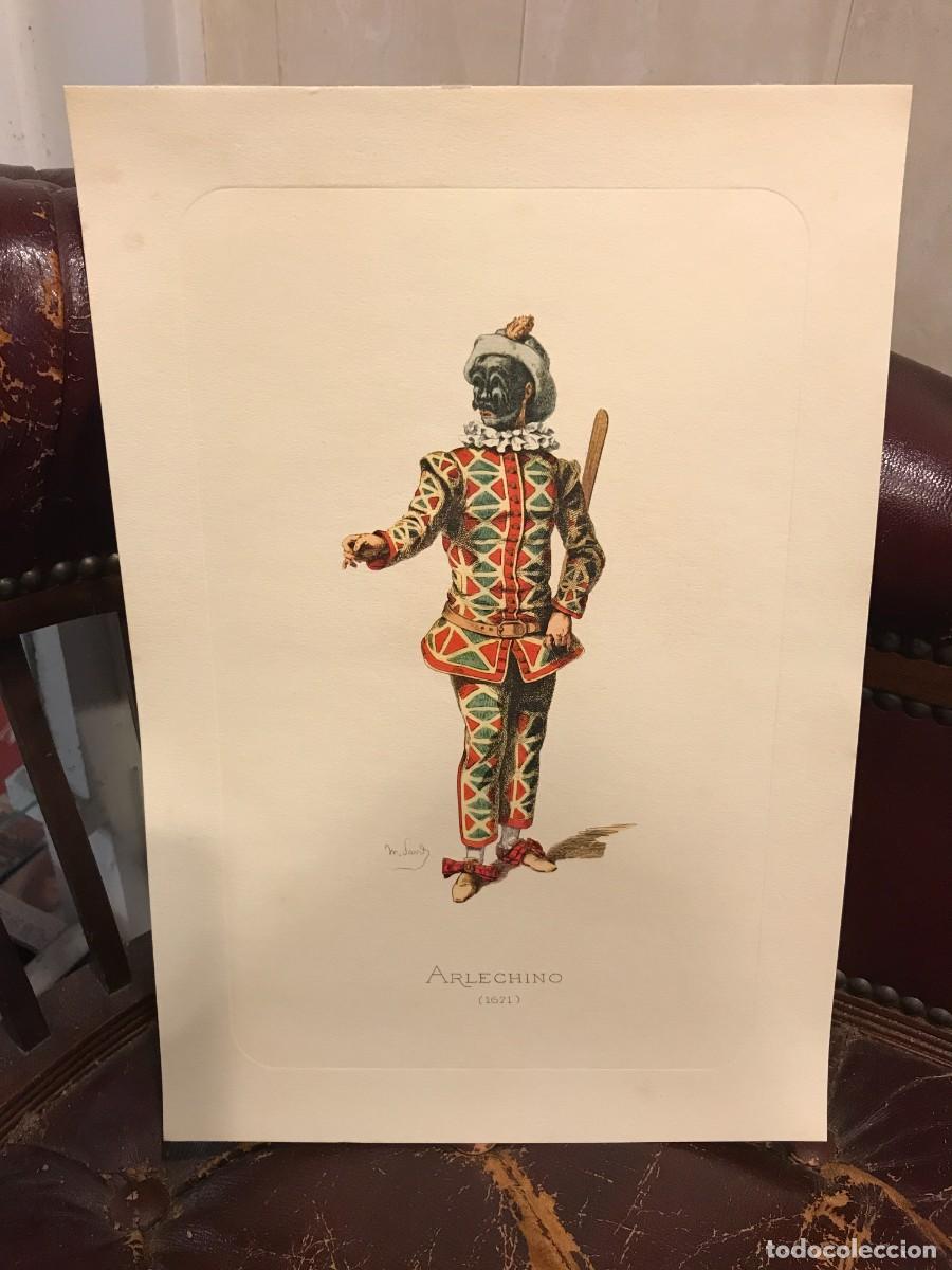 Collectionnisme Papier divers: L&Aacute;MINA DE LA COMEDIA DEL ARTE. A&Ntilde;O 1972. ARLECHINO, 1671