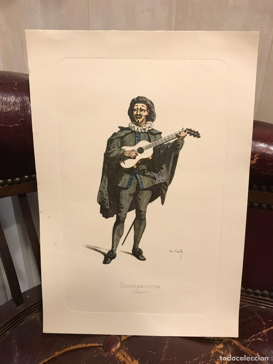 Sammelleidenschaft Andere Papierartikel: L&Aacute;MINA DE LA COMEDIA DEL ARTE. A&Ntilde;O 1972. SCARAMUCCIA, 1645