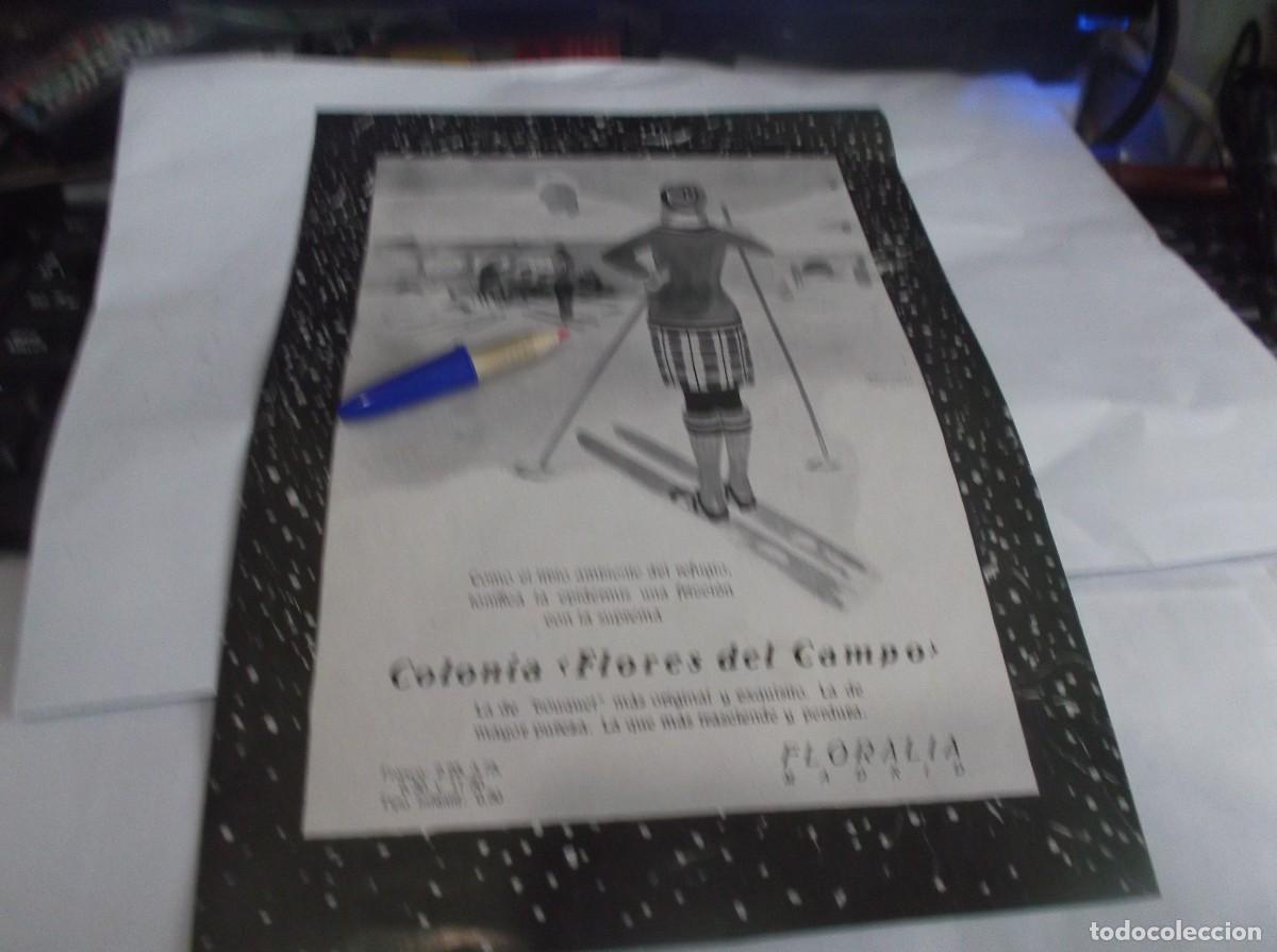 Otros Art&iacute;culos de Coleccionismo en Papel: RECORTE PUBLI.A&Ntilde;O 1918.-COLONIA FLORES D CAMPO(CHICA CON CON ESQU&Iacute;.DIBUJO D PENAGOS)FLORES DEL CAMPO