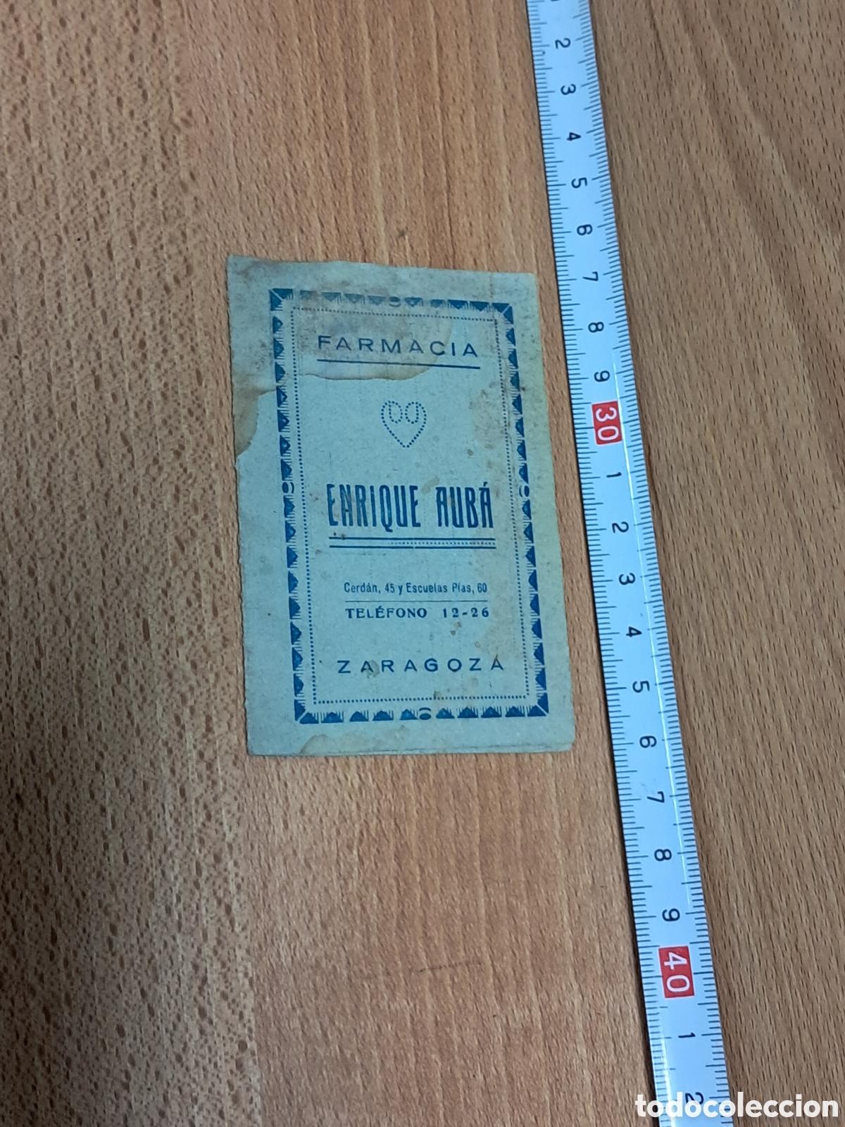 Collectionnisme Papier divers: Raro libreto diptico farmacia Enrique alba zaragoza cerealine neumocol art deco