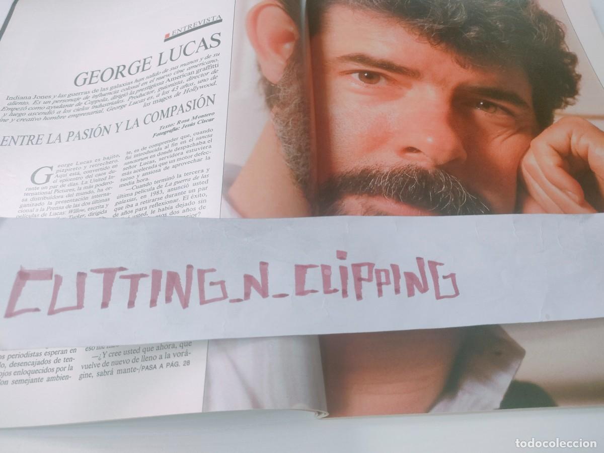 Otros Art&iacute;culos de Coleccionismo en Papel: Clipping PS881812 GEORGE LUCAS por ROSA MONTERO