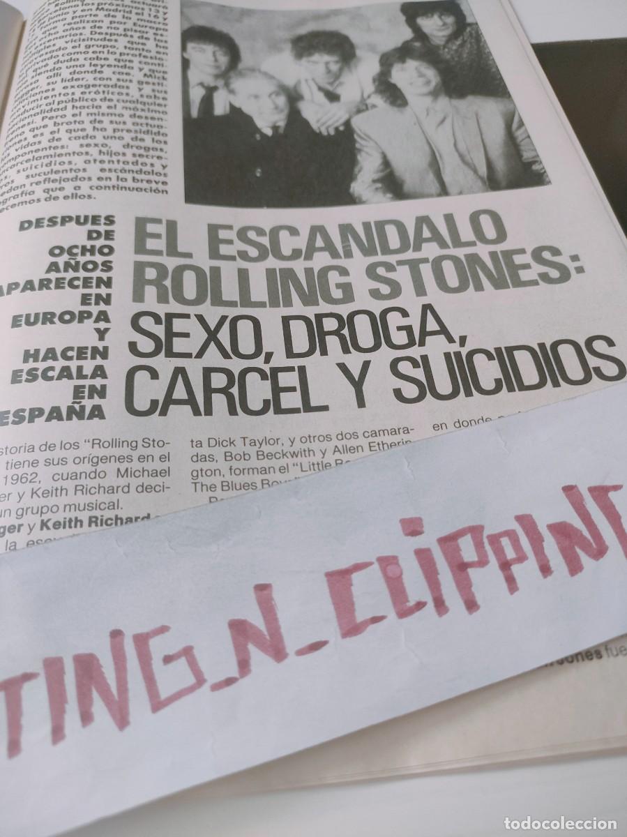 Otros Art&iacute;culos de Coleccionismo en Papel: Clipping RP901506 ROLLING STONES